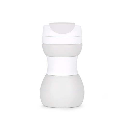 500mL Collapsible Travel Cups Light Grey